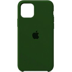 Чехол silicone case for iPhone 11 Pro Max (6.5") (Зеленый / Dark Olive)