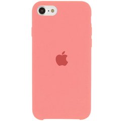 Чехол Silicone Case (AA) для Apple iPhone SE (2020) (Розовый / Hot Pink)