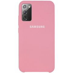 Чохол Silicone Cover (AAA) для Samsung Galaxy Note 20 (Рожевий / Pink)