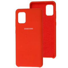 Чехол Silicone для Samsung Galaxy A31 (A315) Premium красный