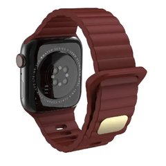 Ремешок для Apple Watch 42mm | 44mm | 45mm | 49mm Simple Stylish Band Bordo