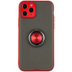 TPU-PC чехол Deen Shadow Ring series для Apple iPhone 11 Pro Max (6.5") (Красный)