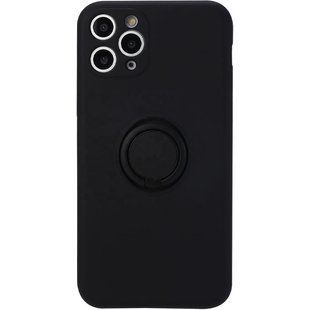 Чохол TPU Candy Ring Full Camera для Apple iPhone 12 Pro (6.1"") Чорний / Black