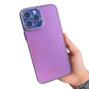 Чехол для iPhone 13 Shining Stars + стекло на камеру Deep Purple