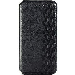 Кожаный чехол книжка GETMAN Cubic (PU) для Samsung Galaxy A32 4G Черный