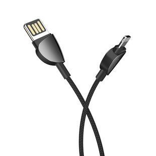 Кабель Hoco Lightning Simpel U62 |1.2m, 2.4A| Silver, Silver