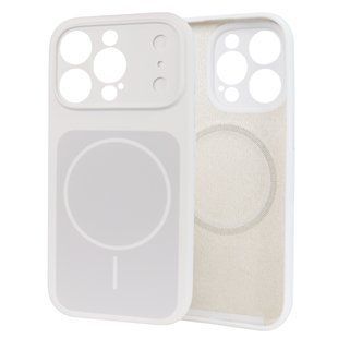 Чехол для iPhone 16 Pro Max Dual Tone Silicone MagSafe Case &ndash; White