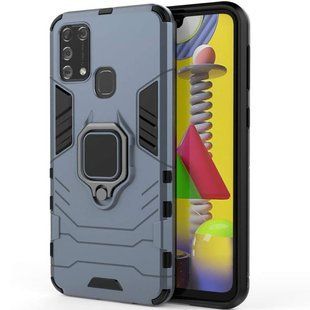 Ударостійкий чохол Transformer Ring for Magnet для Samsung Galaxy M31 (M315) Сірий Протиударний, броньований