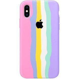 Чехол Rainbow Case для iPhone X/Xs Pink/Glycine