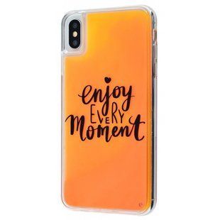 TPU+PC чехол Lovely Stream Neon sand для Apple iPhone X / XS (5.8") (Enjoy every Moment)