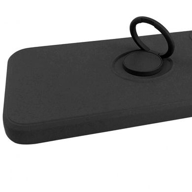 Чехол TPU Candy Ring Full Camera для Apple iPhone 12 Pro (6.1"") Черный / Black