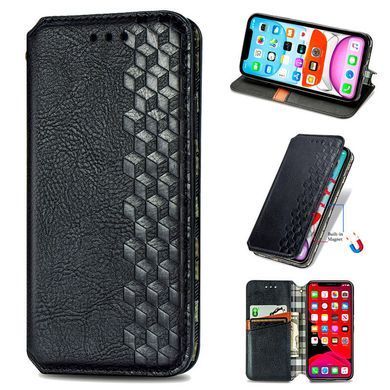 Шкіряний чохол книжка GETMAN Cubic (PU) для Samsung Galaxy M52 Чорний