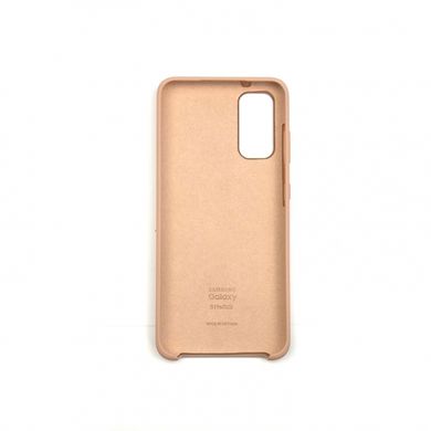 Чехол для Samsung Galaxy S20 (G980) Silky Soft Touch "розовый песок"