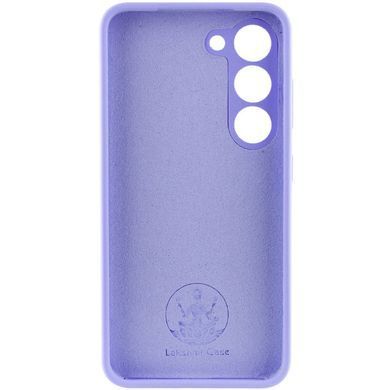 Чехол Silicone Cover Lakshmi Full Camera (AAA) with Logo для Samsung Galaxy S24 Сиреневый / Dasheen