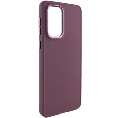 TPU чохол Bonbon Metal Style для Samsung Galaxy A55 (Бордовий / Plum)