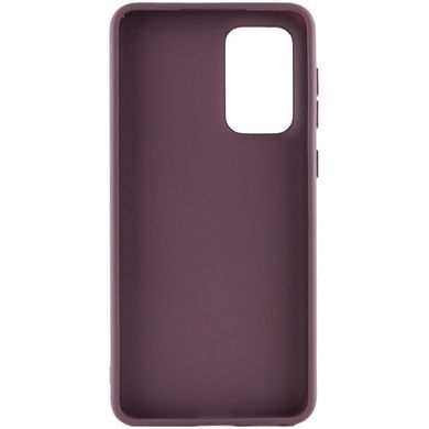 TPU чохол Bonbon Metal Style для Samsung Galaxy A55 (Бордовий / Plum)