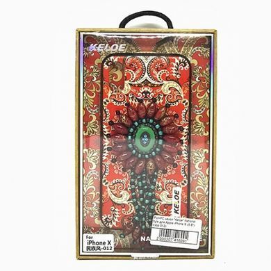 TPU+PC чехол "Keloe" National Style для Apple iPhone X (5.8") / XS (5.8") (Узор 012)