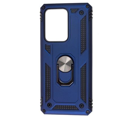 Чехол для Serge Ring for Magnet Samsung Galaxy S20 Ultra (G988) Синій / Протиударний, броньований