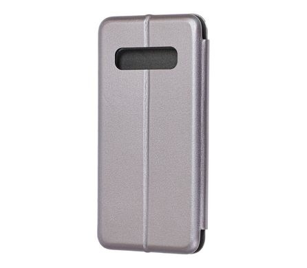 Чехол книжка Premium для Samsung Galaxy S10 (G973) серый