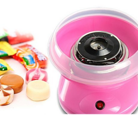 Аппарат для приготовления сладкой сахарной ваты в домашних условиях Candy Maker, Розовый