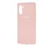 Чохол для Samsung Galaxy Note 10 (N970) Silicone Full Блідо-рожевий з закритим низом і мікрофіброю