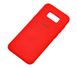 Чохол для Samsung Galaxy S8 Plus (G955) Silicone Full червоний з закритим низом і мікрофіброю