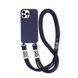 Чехол для iPhone 13 Pro Crossbody Case + ремешок Dark Blue