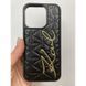Чехол для Iphone 14 Pro Max Leather KARL Black