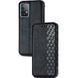 Кожаный чехол книжка GETMAN Cubic (PU) для Samsung Galaxy A32 4G Черный