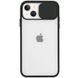 Чохол Camshield mate TPU із шторкою для камери для Apple iPhone 13 (6.1"") Чорний