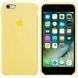 Чехол silicone case for iPhone 6/6s mellow yellow / светло - желтый