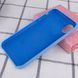 Чехол silicone case for iPhone X/XS Cornflower / Голубой