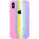 Чохол Rainbow Case для iPhone X/Xs Pink/Glycine