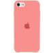 Чохол Silicone Case (AA) Для Apple iPhone SE (2020) (Рожевий / Hot Pink)