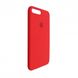 Чехол Silicone case orig 1:1 (AAA) для Apple iPhone 7 plus / 8 plus (5.5") (Красный / Red)