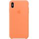 Чехол Silicone case (AAA) Original 1:1 для Apple iPhone XS Max (6.5") (Оранжевый / Papaya)