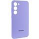 Чехол Silicone Cover Lakshmi Full Camera (AAA) with Logo для Samsung Galaxy S24 Сиреневый / Dasheen