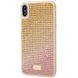 TPU чехол Bling World Rainbown Design для Apple iPhone X / XS (5.8") (Золотой)