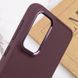 TPU чохол Bonbon Metal Style для Samsung Galaxy A55 (Бордовий / Plum)