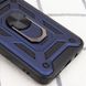 Ударопрочный чехол Serge Ring for Magnet для Xiaomi Redmi Note 9 Pro Синий / Противоударный, бронированный