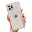 Прозрачный чехол для iPhone 11 Pro Max с карманом для карт