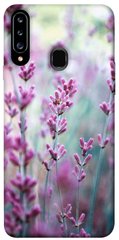 Чехол для Samsung Galaxy A20s PandaPrint Лаванда 2 цветы