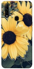Чохол для Oppo A31 PandaPrint Два соняшнику квіти