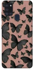 Чехол для Samsung Galaxy A21s PandaPrint Порхающие бабочки паттерн