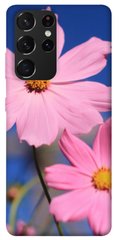 Чехол для Samsung Galaxy S21 Ultra PandaPrint Розовая ромашка цветы