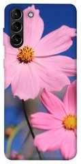 Чохол для Samsung Galaxy S21 + PandaPrint Рожева ромашка квіти