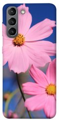 Чохол для Samsung Galaxy S21 PandaPrint Рожева ромашка квіти