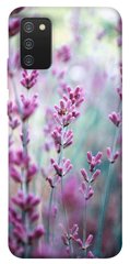 Чохол для Samsung Galaxy A02s PandaPrint Лаванда 2 квіти
