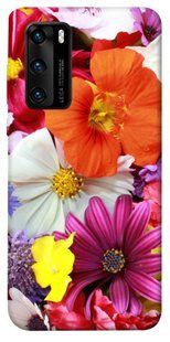 Чохол для Huawei P40 PandaPrint Оксамитовий сезон квіти