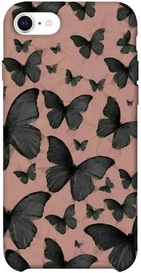 Чехол для Apple iPhone SE (2020) PandaPrint Порхающие бабочки паттерн